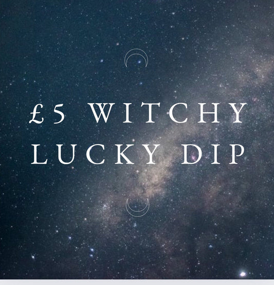 Witchy Lucky Dip Enchanting Witch and Wiccan Mystery Bag Witch Mystery Box Witch Jewellery Witch Decor Witchy Mystery Bag Coven Moon Cat