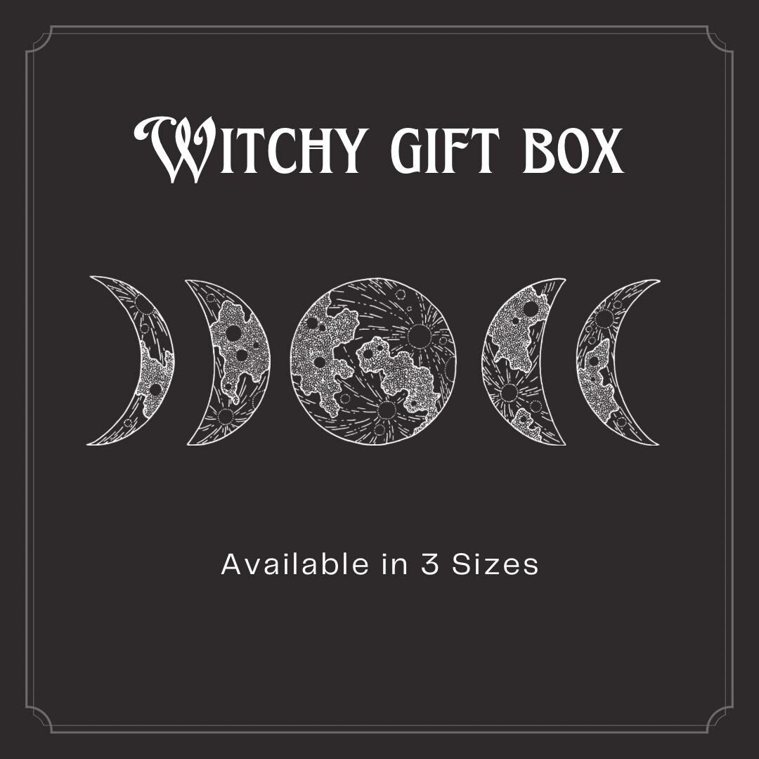 Witchy Gift Box Witchy Box Witchy Goodie Box Witchy Apparel Candles Incense Jewellery Pagan Witch Gift Box Crystals Tarot Cards Oracle Cards